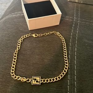 Authentic Fendi gold necklace